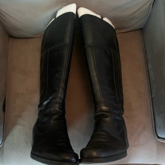 Bandolino Block Heel Riding Boot, Black, Size 10M - Picture 5 of 7